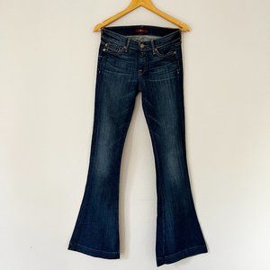 7 For All Mankind® 'Jiselle' Flare Leg Stretch Denim Jeans. Size 25.